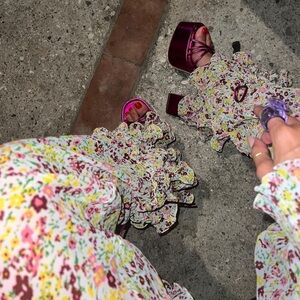 Philosophy di Lorenzo Serafini floral ruffle bottom pants